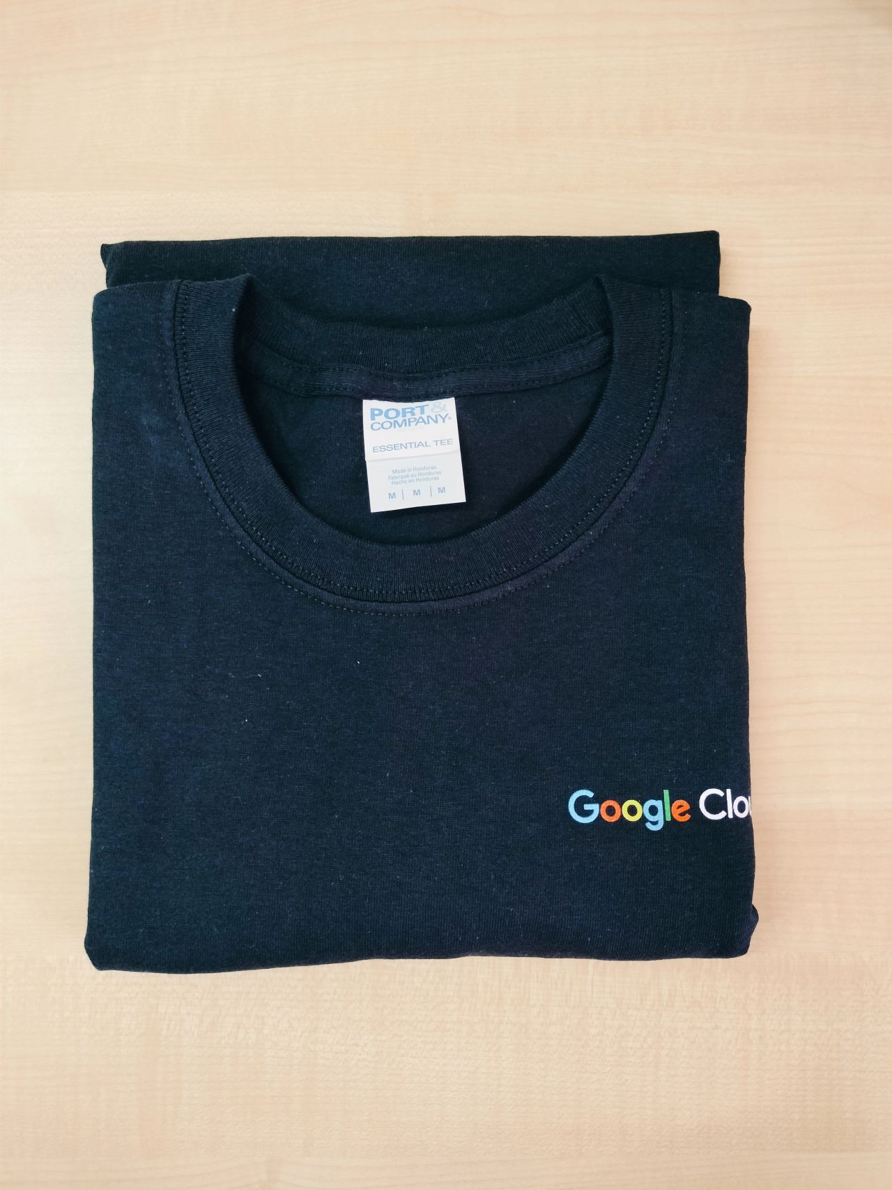 Earned my first swag for Google Cloud Course Completion on coursera