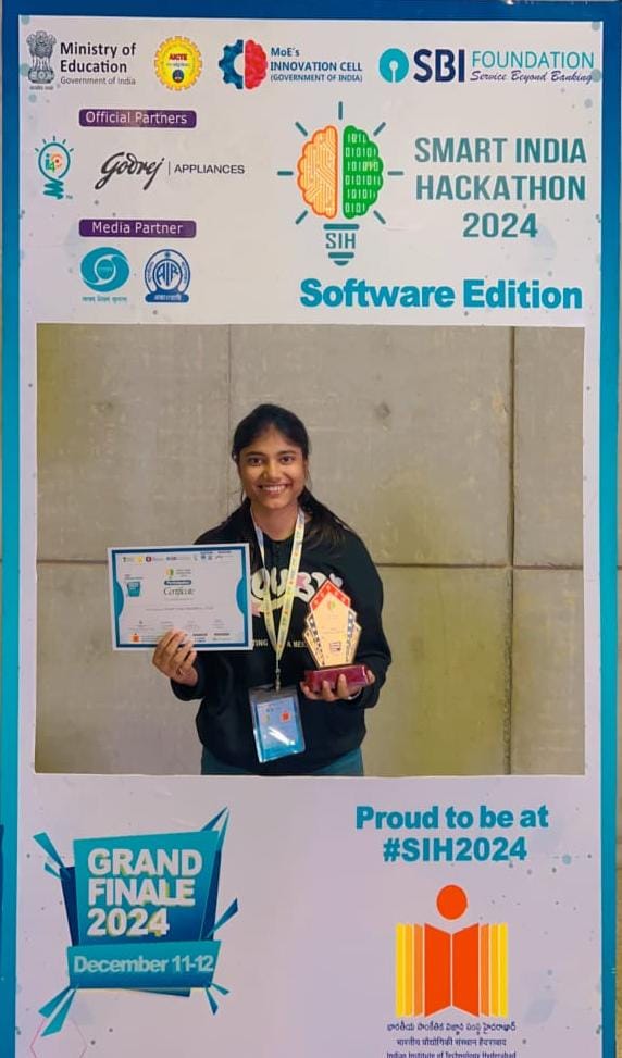 Smart India Hackathon 2024 Finalist